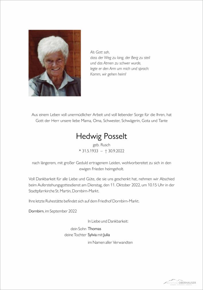 Hedwig Posselt